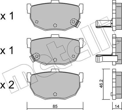 Metelli 22-0362-0 - Eļļas filtrs adetalas.lv