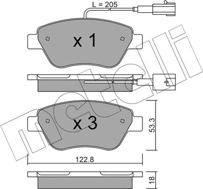 Metelli 22-0321-0 - Eļļas filtrs adetalas.lv