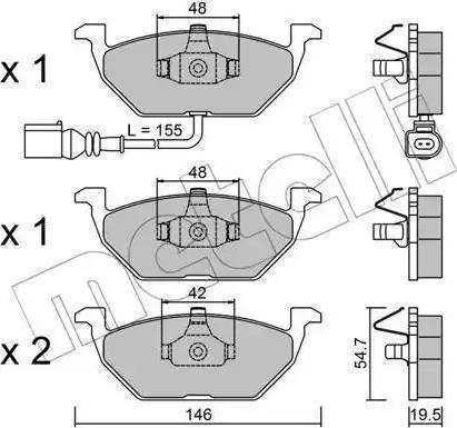 BOSCH 0 986 424 503 - Bremžu uzliku kompl., Disku bremzes adetalas.lv