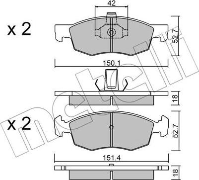 Metelli 22-0274-2 - Eļļas filtrs adetalas.lv