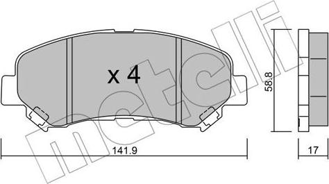 Metelli 22-0792-0 - Eļļas filtrs adetalas.lv