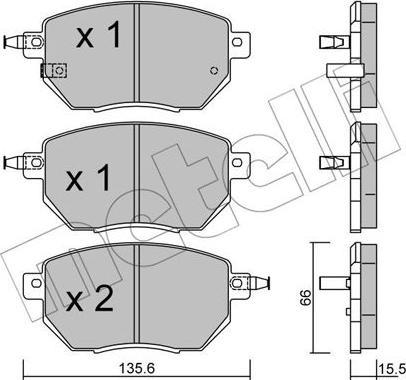 Metelli 22-0741-0 - Eļļas filtrs adetalas.lv