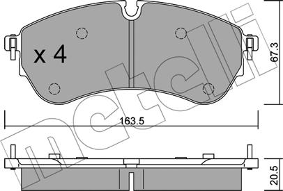 Metelli 22-1173-0 - Eļļas filtrs adetalas.lv