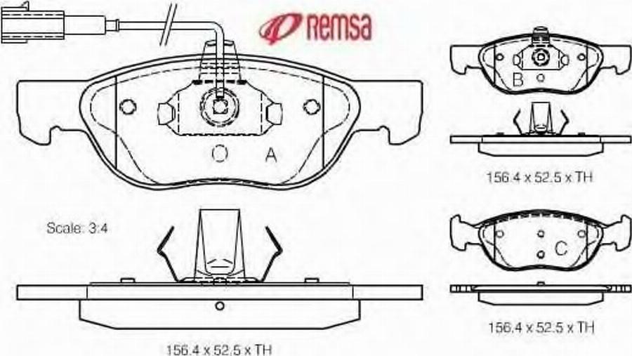 Metzger 058711 - Bremžu uzliku kompl., Disku bremzes adetalas.lv