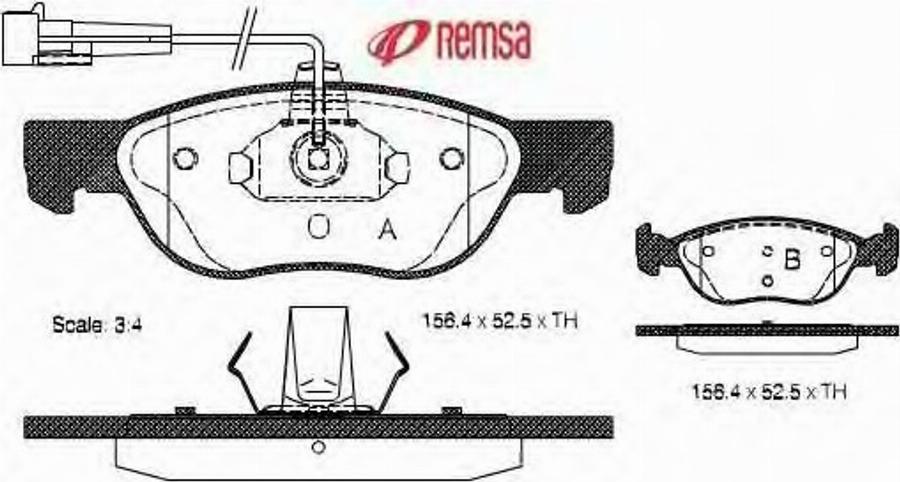 Metzger 058712 - Bremžu uzliku kompl., Disku bremzes adetalas.lv