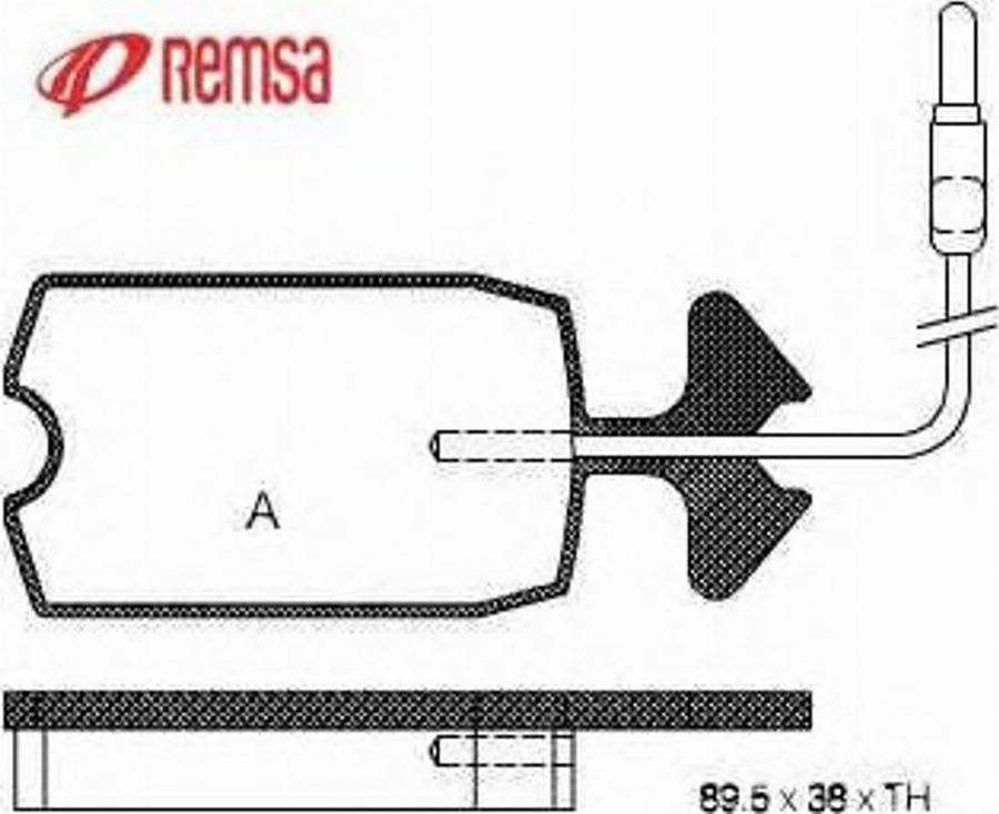 Metzger 003404 - Bremžu uzliku kompl., Disku bremzes adetalas.lv