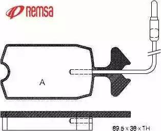 AUGROS 55670020 - Bremžu uzliku kompl., Disku bremzes adetalas.lv