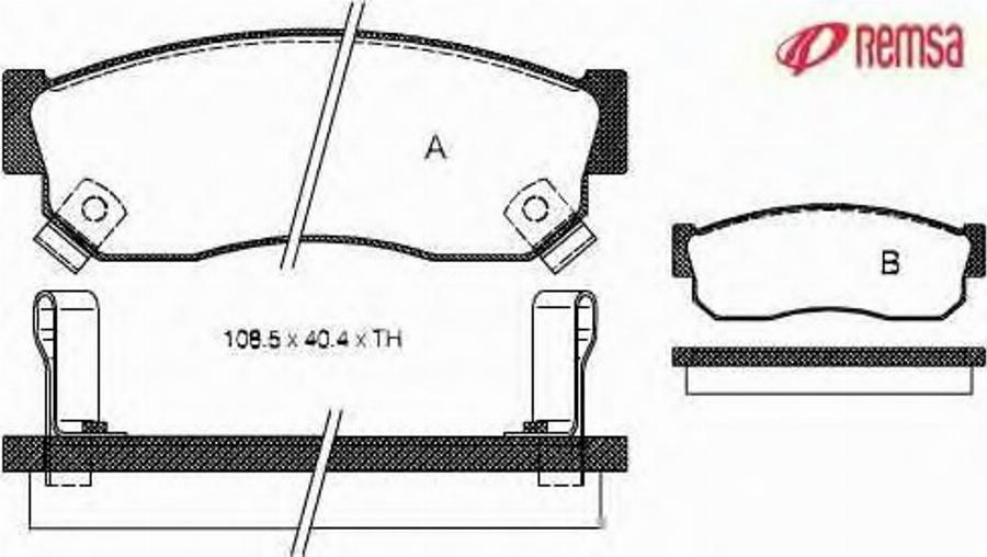 Metzger 014902 - Bremžu uzliku kompl., Disku bremzes adetalas.lv