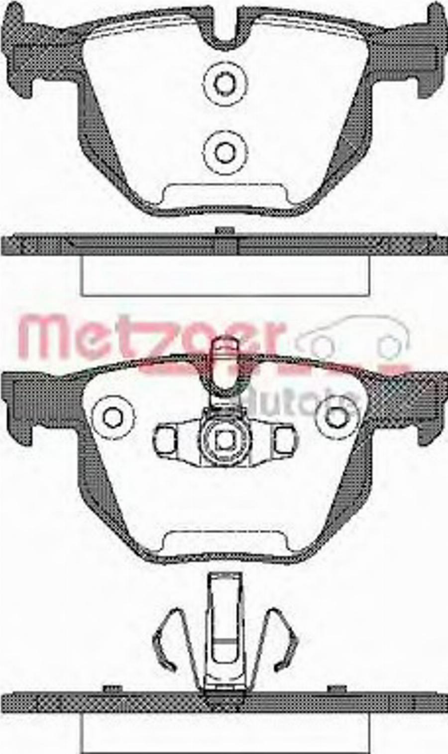 Metzger 038170 - Bremžu uzliku kompl., Disku bremzes adetalas.lv