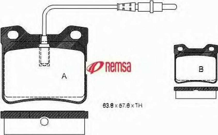 Metzger 032102 - Bremžu uzliku kompl., Disku bremzes adetalas.lv