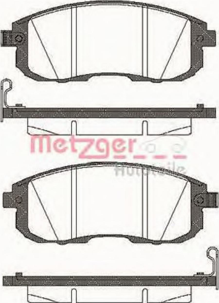 Metzger 029314 - Bremžu uzliku kompl., Disku bremzes adetalas.lv