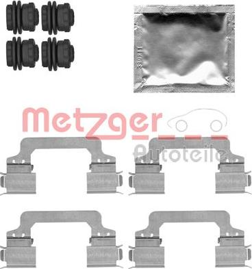 Metzger 109-1821 - Piederumu komplekts, Disku bremžu uzlikas adetalas.lv