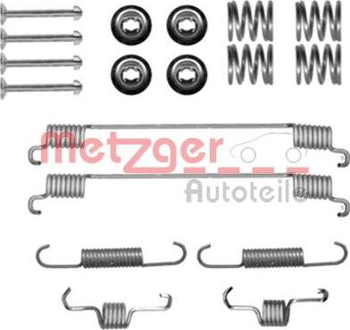 Metzger 105-0889 - Piederumu komplekts, Bremžu loki adetalas.lv