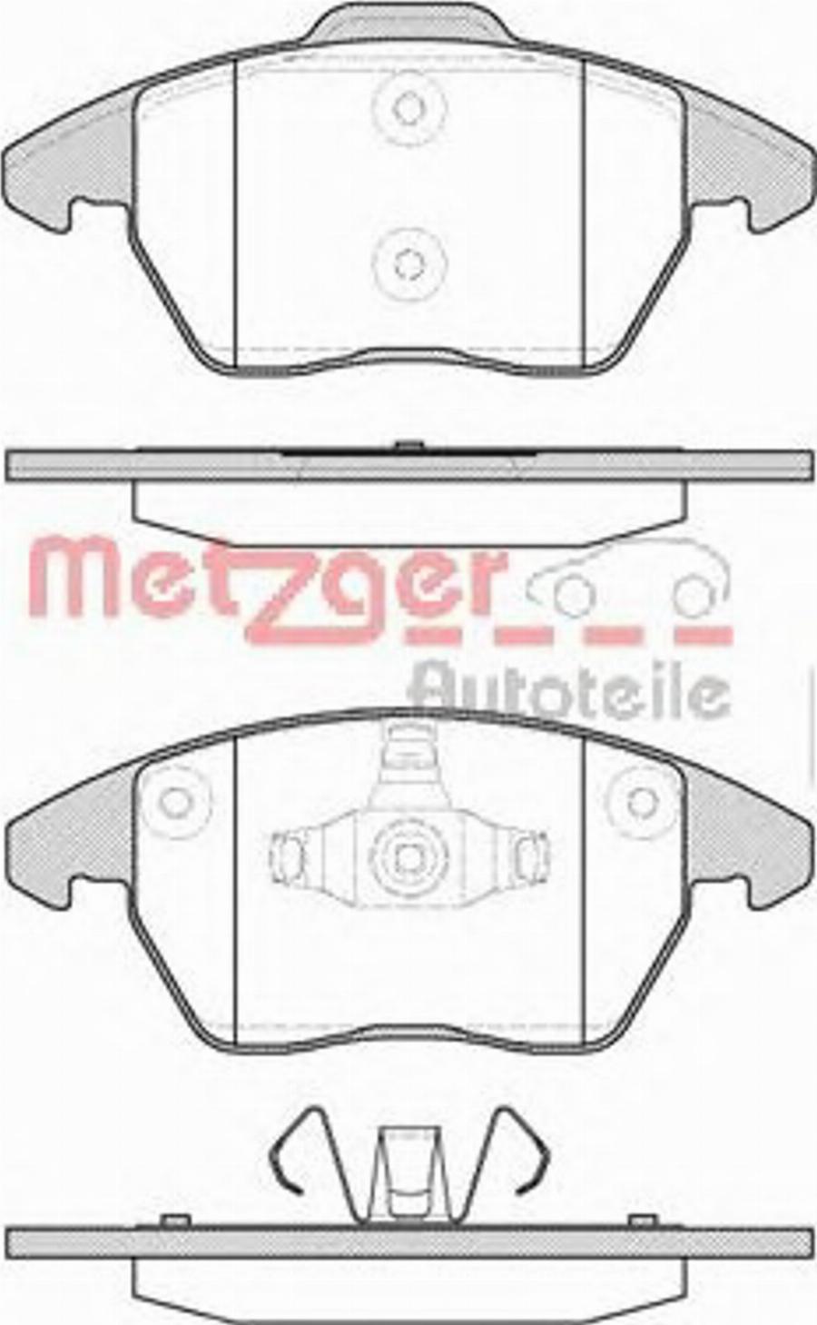 Metzger 103010 - Bremžu uzliku kompl., Disku bremzes adetalas.lv