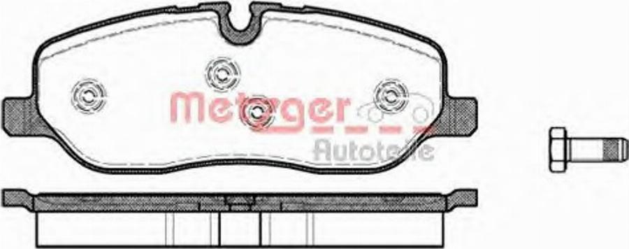 Metzger 115800 - Bremžu uzliku kompl., Disku bremzes adetalas.lv