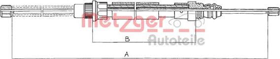 Metzger 11.607 - Trose, Stāvbremžu sistēma adetalas.lv