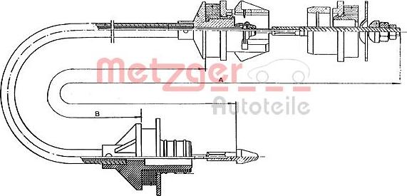 Metzger 11.2242 - Trose, Sajūga pievads adetalas.lv