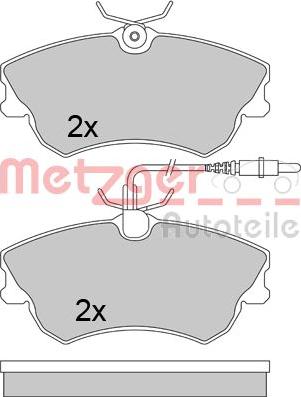 Metzger 1170456 - Bremžu uzliku kompl., Disku bremzes adetalas.lv