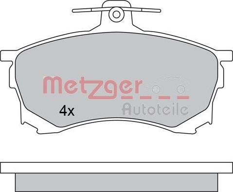 Metzger 1170453 - Bremžu uzliku kompl., Disku bremzes adetalas.lv