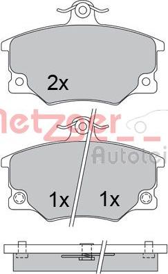 Maxgear 19-0465 - Bremžu uzliku kompl., Disku bremzes adetalas.lv