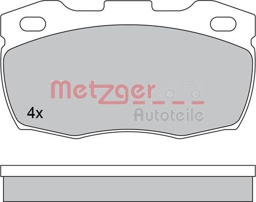 Metzger 1170573 - Bremžu uzliku kompl., Disku bremzes adetalas.lv