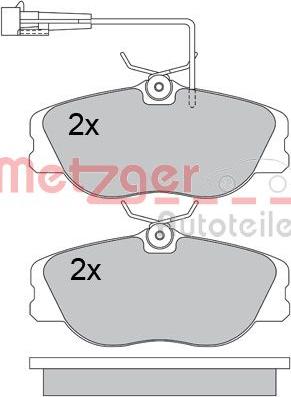 Metzger 1170602 - Bremžu uzliku kompl., Disku bremzes adetalas.lv