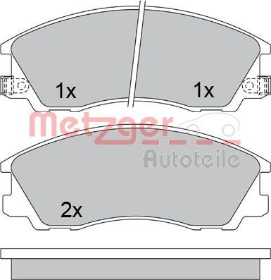 BENDIX 510646 - Bremžu uzliku kompl., Disku bremzes adetalas.lv