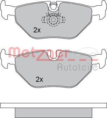 Metzger 1170014 - Bremžu uzliku kompl., Disku bremzes adetalas.lv