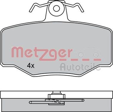 Metzger 1170076 - Bremžu uzliku kompl., Disku bremzes adetalas.lv