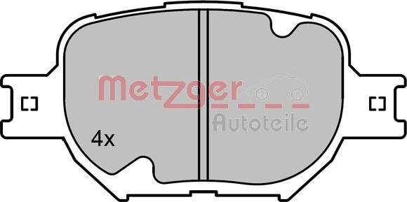 Metzger 1170823 - Bremžu uzliku kompl., Disku bremzes adetalas.lv