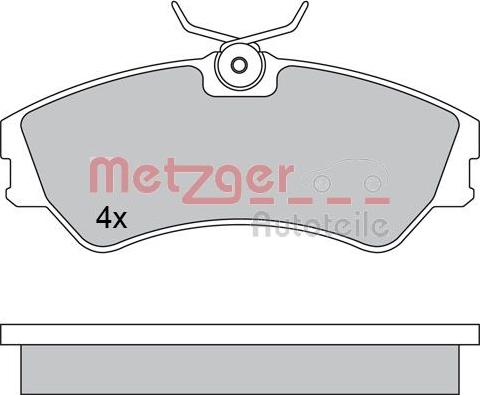 Metzger 1170397 - Bremžu uzliku kompl., Disku bremzes adetalas.lv