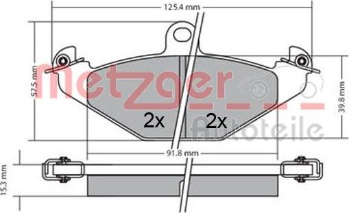 Metzger 1170362 - Bremžu uzliku kompl., Disku bremzes adetalas.lv