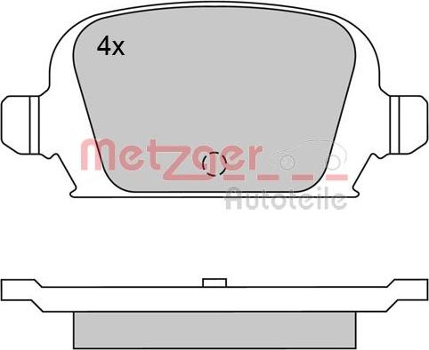 HITEC H 1119 - Bremžu uzliku kompl., Disku bremzes adetalas.lv