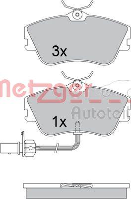 Metzger 1170376 - Bremžu uzliku kompl., Disku bremzes adetalas.lv