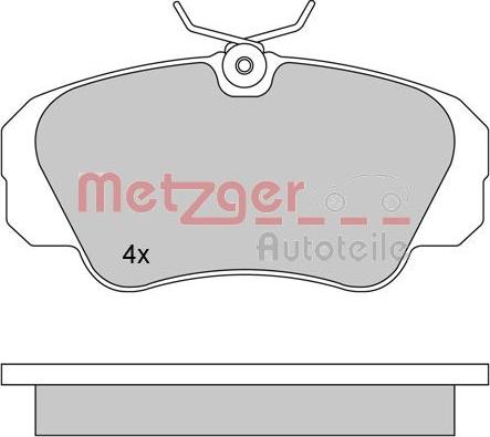 Metzger 1170245 - Bremžu uzliku kompl., Disku bremzes adetalas.lv