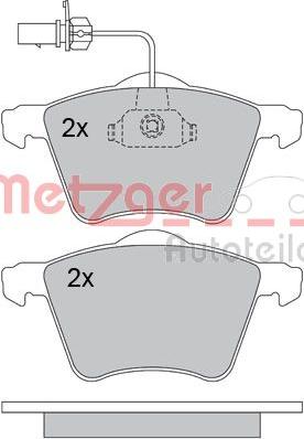 Metzger 1170261 - Bremžu uzliku kompl., Disku bremzes adetalas.lv