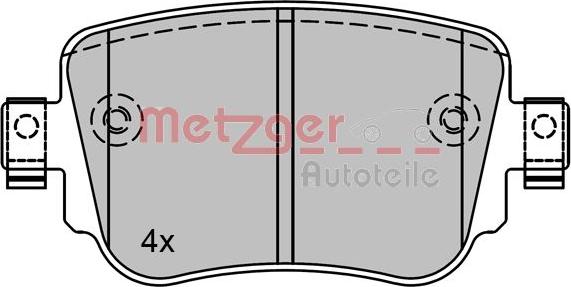 Metzger 1170792 - Bremžu uzliku kompl., Disku bremzes adetalas.lv