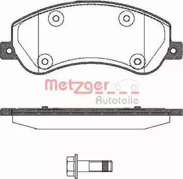 Metzger 1170774 - Bremžu uzliku kompl., Disku bremzes adetalas.lv