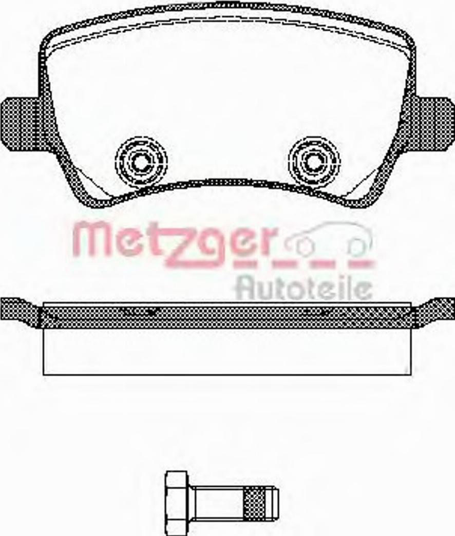 Metzger 123600 - Bremžu uzliku kompl., Disku bremzes adetalas.lv