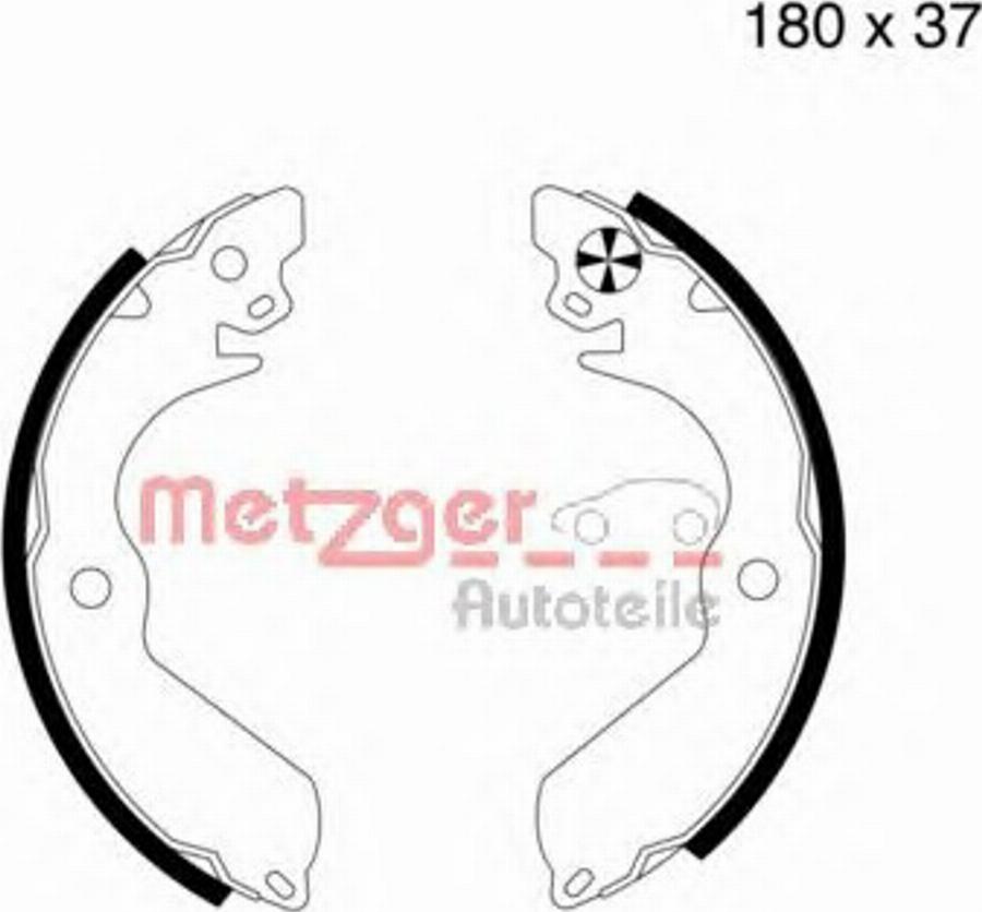 Metzger MG568 - Bremžu loku komplekts adetalas.lv