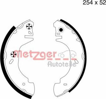 Metzger MG 644 - Bremžu loku komplekts adetalas.lv