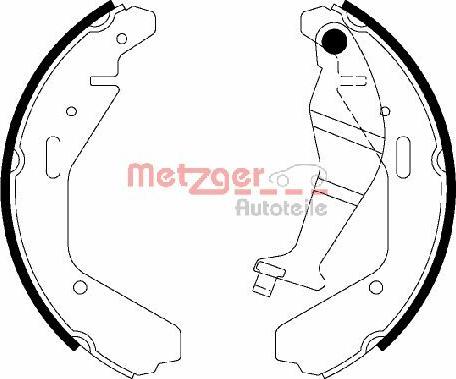 Metzger MG 829 - Bremžu loku komplekts adetalas.lv