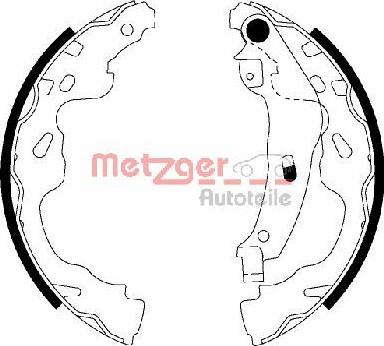 Metzger MG 209 - Bremžu loku komplekts adetalas.lv