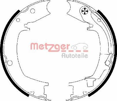 Metzger MG 204 - Bremžu loku kompl., Stāvbremze adetalas.lv