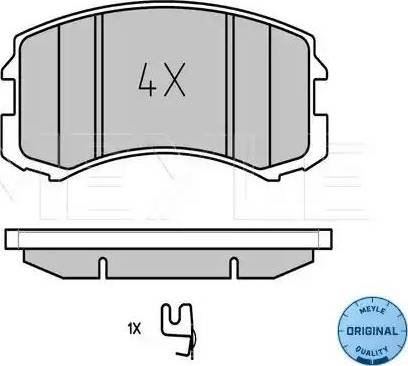 DJ Parts BP1023 - Bremžu uzliku kompl., Disku bremzes adetalas.lv