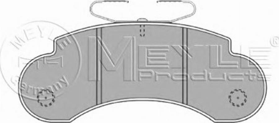 Meyle 025 209 3214 - Bremžu uzliku kompl., Disku bremzes adetalas.lv