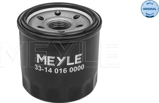 Meyle 33-14 016 0000 - Eļļas filtrs adetalas.lv