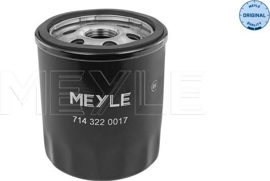 Meyle 714 322 0017 - Eļļas filtrs adetalas.lv