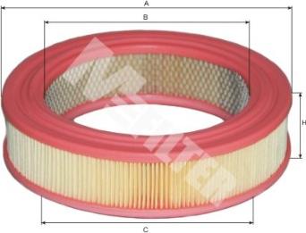 Mfilter A 125 - Gaisa filtrs adetalas.lv