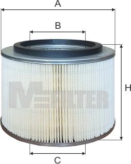 Mfilter A 8086 - Gaisa filtrs adetalas.lv